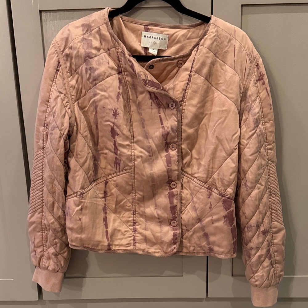 NWT Marrakech Quilted Tie Dye Jacket